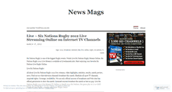 Desktop Screenshot of newsmags.wordpress.com