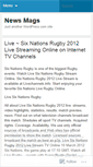 Mobile Screenshot of newsmags.wordpress.com