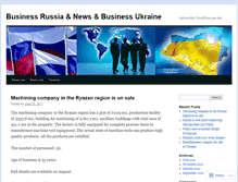 Tablet Screenshot of businessrussia.wordpress.com