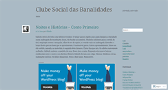 Desktop Screenshot of clubesocialdasbanalidades.wordpress.com