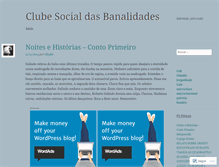 Tablet Screenshot of clubesocialdasbanalidades.wordpress.com