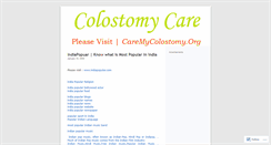 Desktop Screenshot of colostomycare.wordpress.com