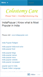 Mobile Screenshot of colostomycare.wordpress.com