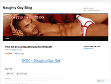 Tablet Screenshot of naughtygayblog.wordpress.com