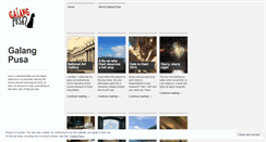 Desktop Screenshot of galangpusa.wordpress.com