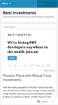 Mobile Screenshot of bestinvestments.wordpress.com