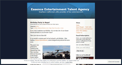 Desktop Screenshot of essencetalent.wordpress.com