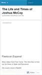 Mobile Screenshot of adventuresofjosh.wordpress.com
