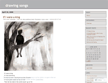 Tablet Screenshot of drawingsongs.wordpress.com