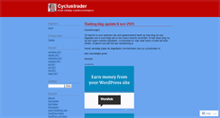 Desktop Screenshot of cyclustrader.wordpress.com