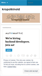Mobile Screenshot of kropotkinoid.wordpress.com