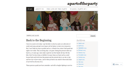 Desktop Screenshot of apartoftheparty.wordpress.com