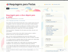 Tablet Screenshot of maquiagensparafestas.wordpress.com