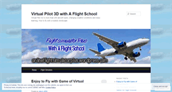 Desktop Screenshot of onlineflightsimulatorplus.wordpress.com