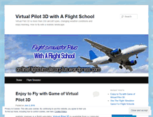 Tablet Screenshot of onlineflightsimulatorplus.wordpress.com