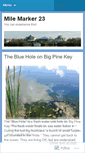 Mobile Screenshot of milemarker23.wordpress.com