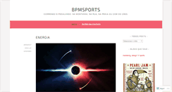 Desktop Screenshot of bpmsports.wordpress.com