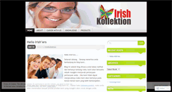 Desktop Screenshot of irishcollection.wordpress.com