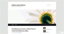 Desktop Screenshot of adminassistdirect.wordpress.com