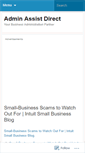 Mobile Screenshot of adminassistdirect.wordpress.com