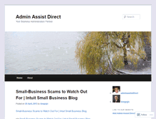Tablet Screenshot of adminassistdirect.wordpress.com