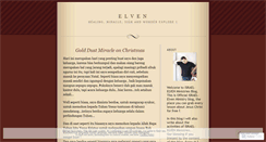 Desktop Screenshot of elvens.wordpress.com