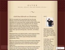 Tablet Screenshot of elvens.wordpress.com