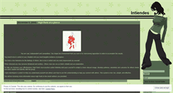 Desktop Screenshot of intiendes.wordpress.com