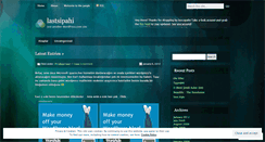 Desktop Screenshot of lastsipahi.wordpress.com