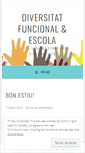 Mobile Screenshot of diversitatfuncionalescolaandorra.wordpress.com