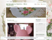 Tablet Screenshot of meustrabalhos.wordpress.com