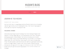 Tablet Screenshot of hildaw.wordpress.com