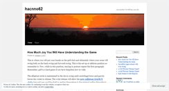 Desktop Screenshot of hacnno62.wordpress.com