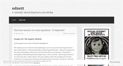 Desktop Screenshot of odnett.wordpress.com