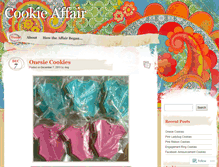 Tablet Screenshot of cookieaffairs.wordpress.com