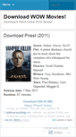 Mobile Screenshot of getwowmovies.wordpress.com