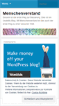 Mobile Screenshot of menschenverstand.wordpress.com