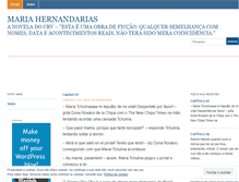 Tablet Screenshot of mariahernandarias.wordpress.com