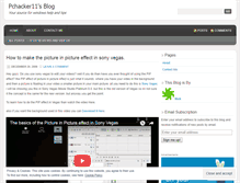 Tablet Screenshot of pchacker11.wordpress.com