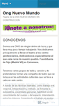 Mobile Screenshot of ongnuevomundo.wordpress.com