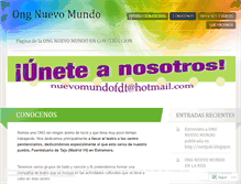 Tablet Screenshot of ongnuevomundo.wordpress.com