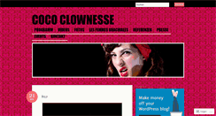 Desktop Screenshot of cococlownesse.wordpress.com