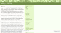 Desktop Screenshot of nottingtonu.wordpress.com