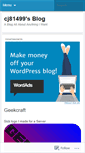 Mobile Screenshot of cj81499.wordpress.com