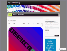Tablet Screenshot of cj81499.wordpress.com
