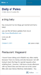 Mobile Screenshot of dailyopaleo.wordpress.com