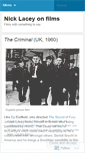 Mobile Screenshot of laceysfilms.wordpress.com