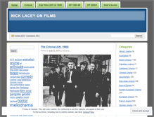 Tablet Screenshot of laceysfilms.wordpress.com