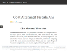 Tablet Screenshot of obatalternatiffistulaani.wordpress.com