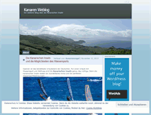 Tablet Screenshot of kanarenblog.wordpress.com
